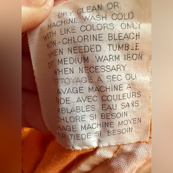 THEORY 6 VINTAGE Wilma Corduroy Straight Leg Crops Mid Rise FALL Autumn Gold - Picture 13 of 13